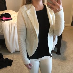 White sweater from express